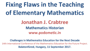 Fixing Flaws in the Teaching of Elementary Mathematics