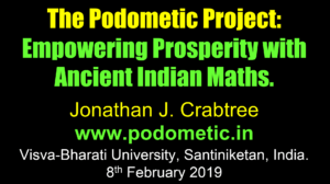 The Podometic Project: Empowering Prosperity with Ancient Indian Maths